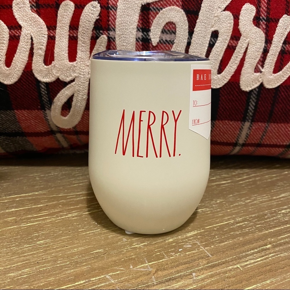 RAe Dunn MERRY wine Tumbler